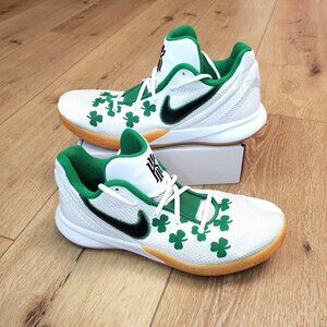Nike Kyrie Flytrap 2 White Green Celtics Basketball Shoes AO4436-100 Men Size 12